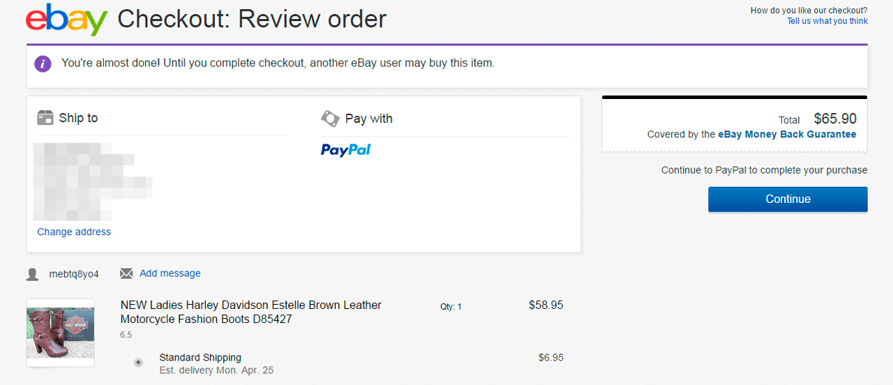Оплата на ebay с помощью paypal